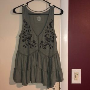 arizona feathered tank top large